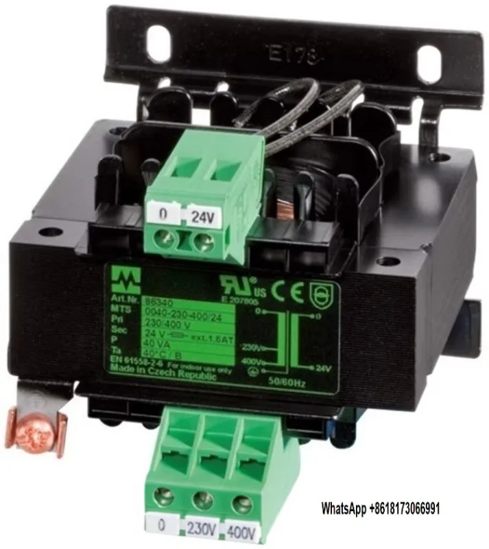 86341 P: 63VA Single Phase Control Isolation Transformer Insulation Class T40/B New Original