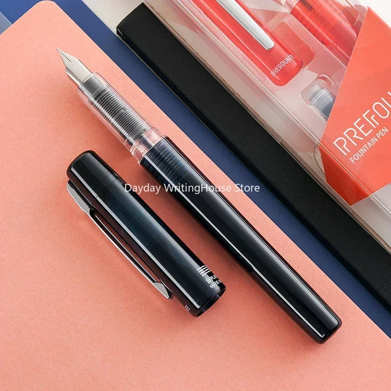 Imagem -02 - Platinum-caneta-tinteiro Suave Prefoute Ppf800 Resina 05 mm Nib Ink Student Writing Prática de Caligrafia Business Gift Pen