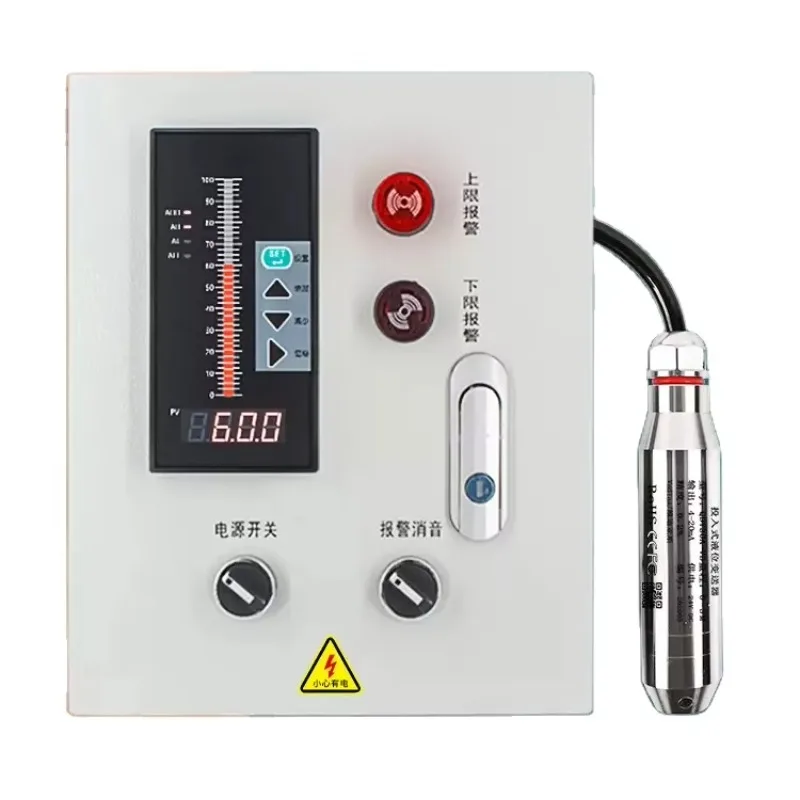 

Liquid level water level controller fire water tank pool alarm display liquid level gauge sensor