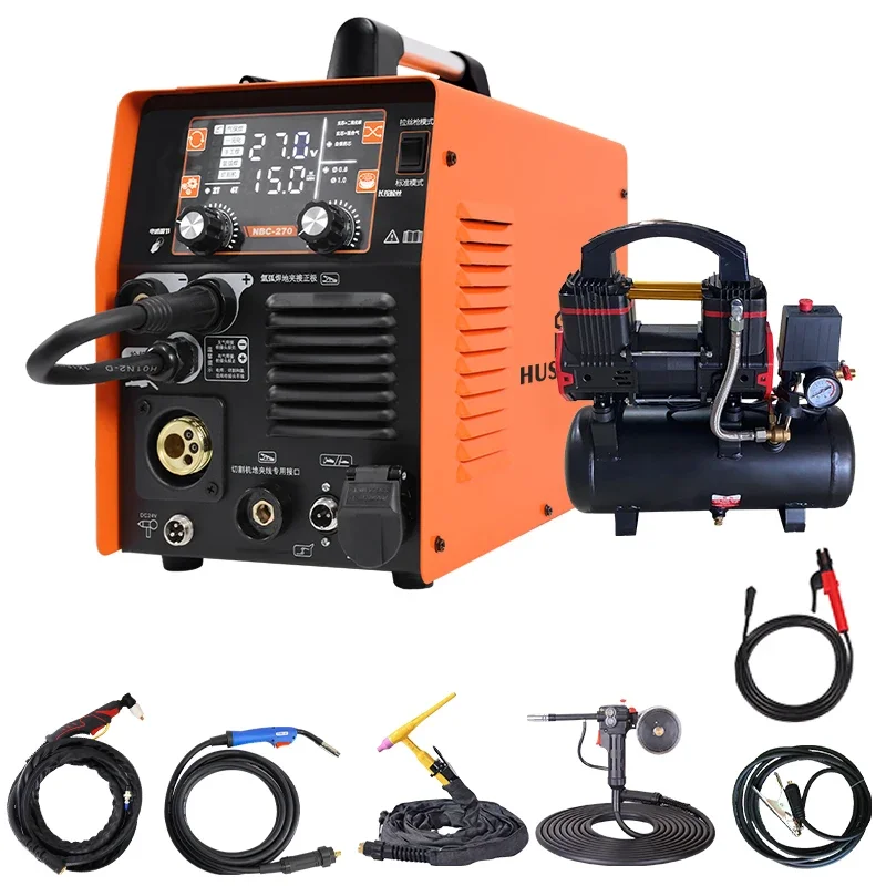 160Amp 220/380V dual voltage portable CO2 no gas MIG/MMA/TIG/CUT aluminium welding machine 5 in 1 multifunctional welders