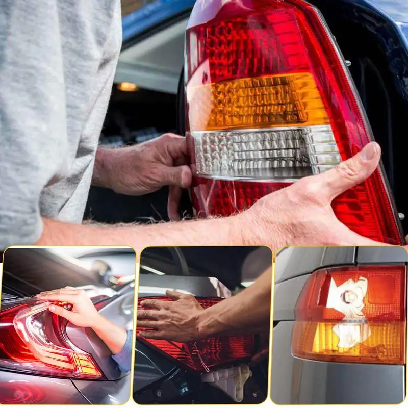 Tail Light Tape Car Repair Tools For Turn Signal Light Headlight Taillights Side Marker Lamp Lens Clear Sets Stickers DIY