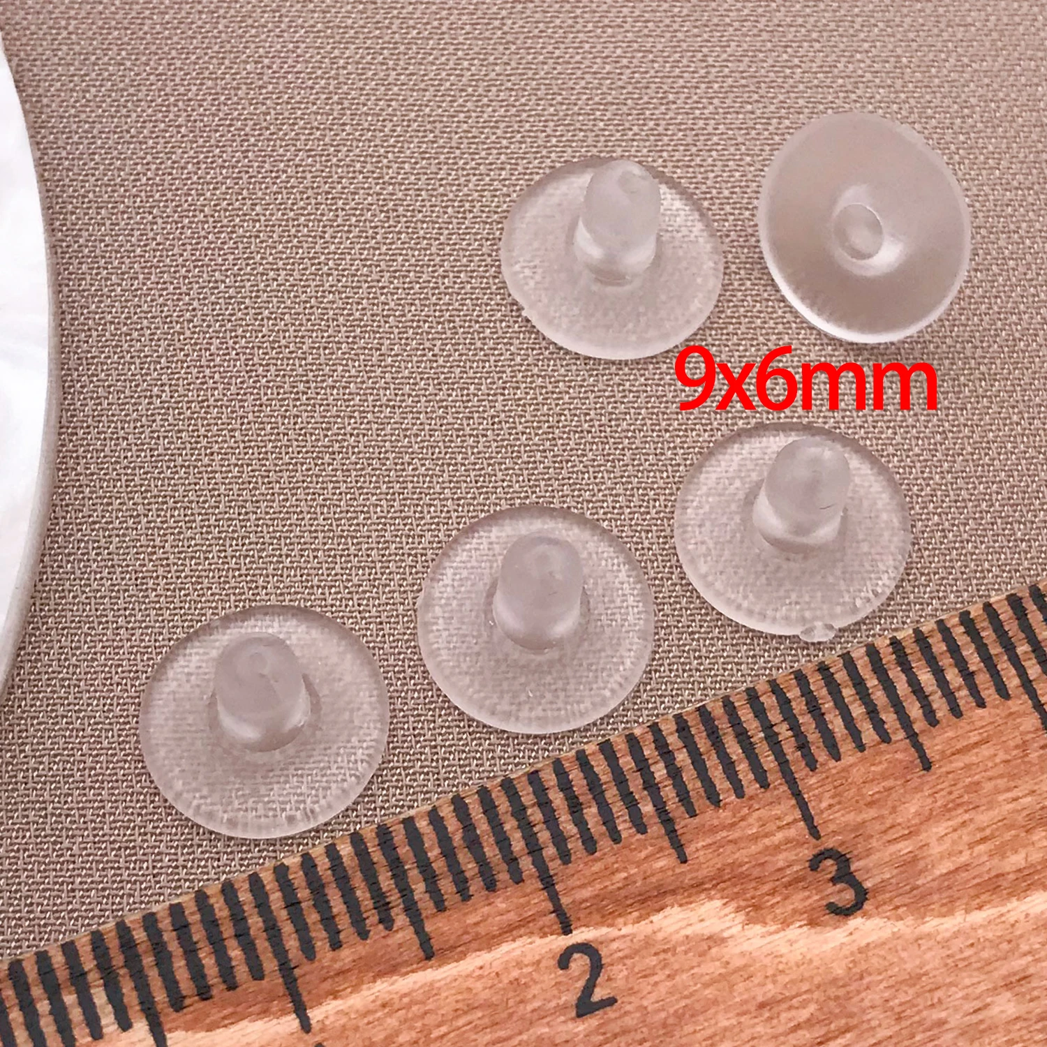 100pcs Silicone Earring Stoppers for Comfortable Ear Studs