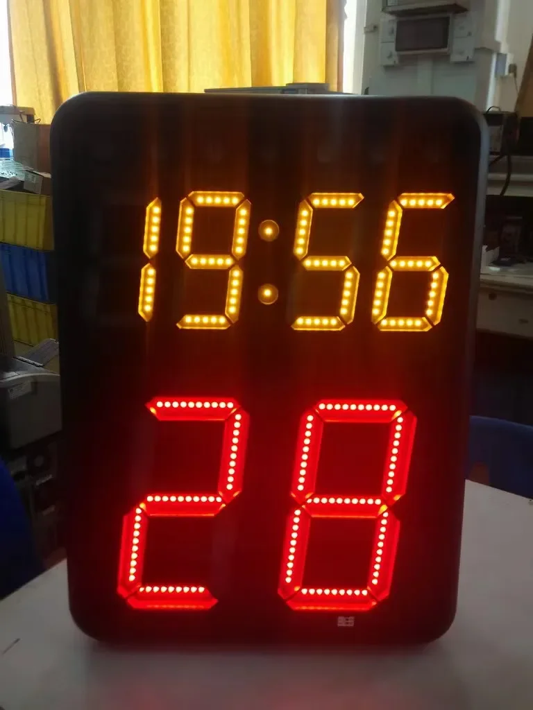 ساعة BSN SSG 12/24/30 ثانية لكرة السلة ولوحة النتائج الإلكترونية لكرة السلة مع جهاز تحكم عن بعد #2