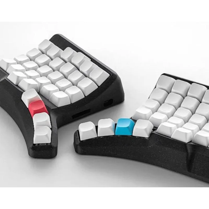 

HPD V2 Keyboard Kit Curved Wired Hot Swap PLA MX Switch Customized Ergonomic Mechanical Keyboard Office Gaming Accessories DIY