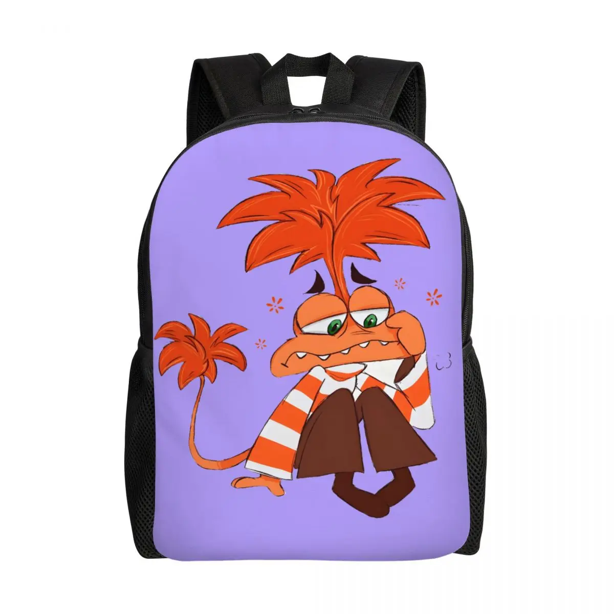 

Custom Inside Out Backpack for Women Men Water Resistant School College Kawaii Anxiety Bag Print Bookbag
