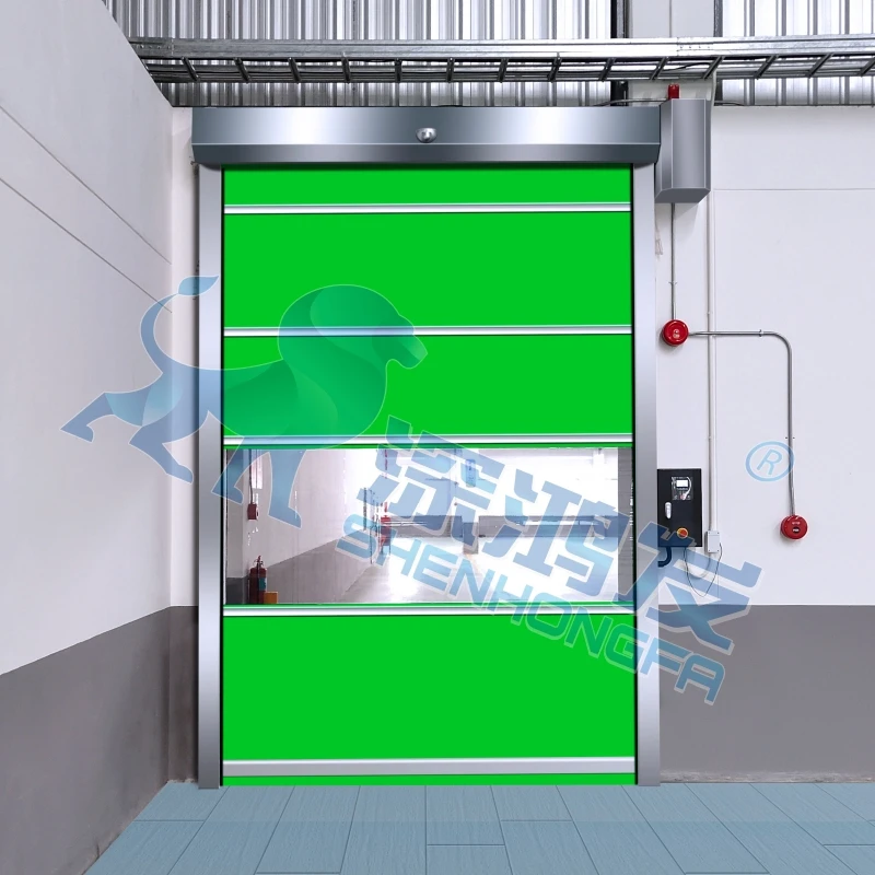 Entrance Rolling Shutter Door Industrial Roller Gates Rapid Auto Roll and High Speed Doors