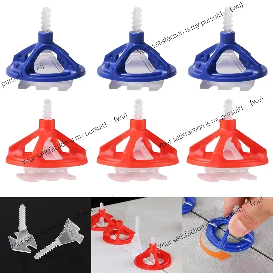 50/100 spiral ceramic tile leveling system, spacer baseplate for wall and floor fixing, construction tools