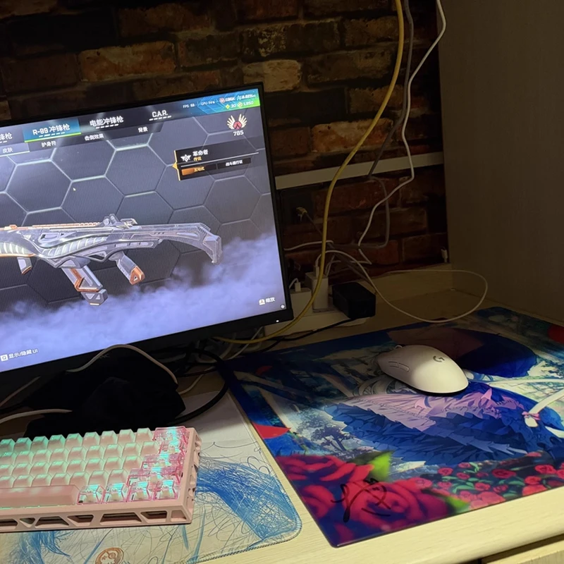 Japanese A-AbyssGaming RURI Glass Mouse Pad YUME Smooth Frosted