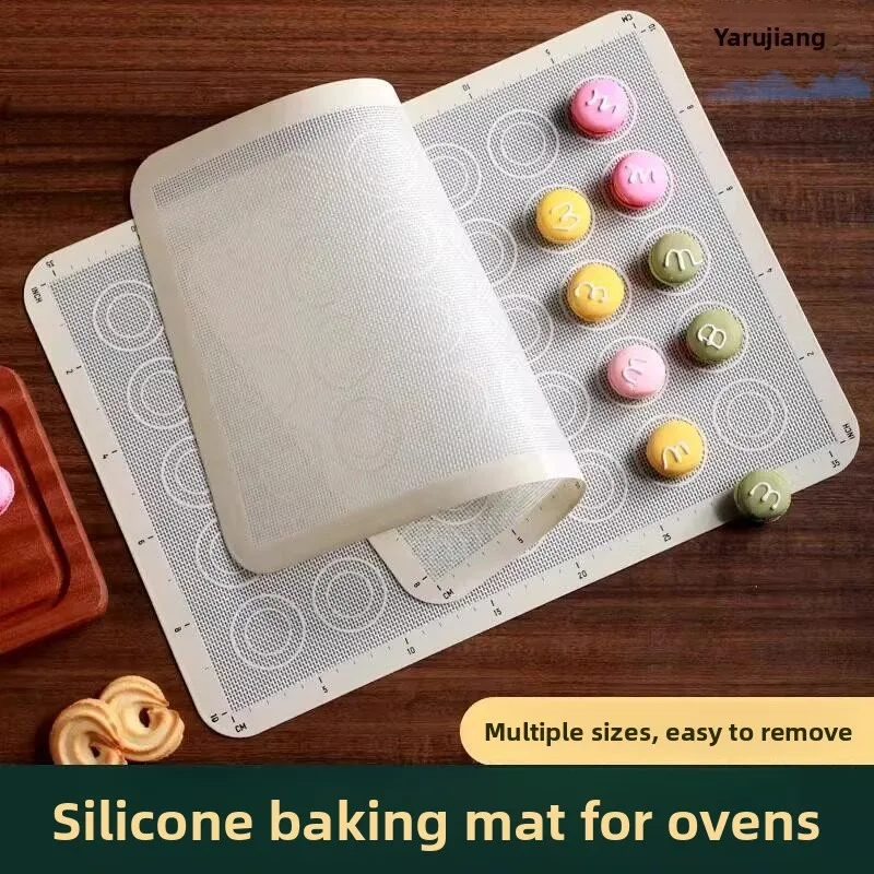 

Food Grade Silicone Baking Mat for Cookies Biscuits Dry Oven Tray Pad Macaron Choux Pastry High Temperature Resistant Baking ...