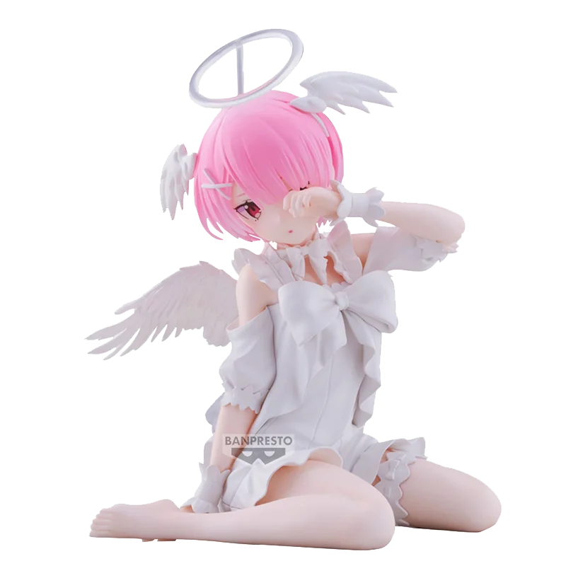 Figura de Acción de Anime Bandai BANPRESTO Life A Different World From Zero -Relax Time- Ram Rem Sweet Angel Ver
