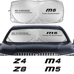 Car Windshield Sun Shade Cover Anti UV Reflector Accessories For BMW Z4 E85 E89 G29 M6 M1 35i 40i M2 CS M3 E92 Z8 M4 M5 Z1 Z3