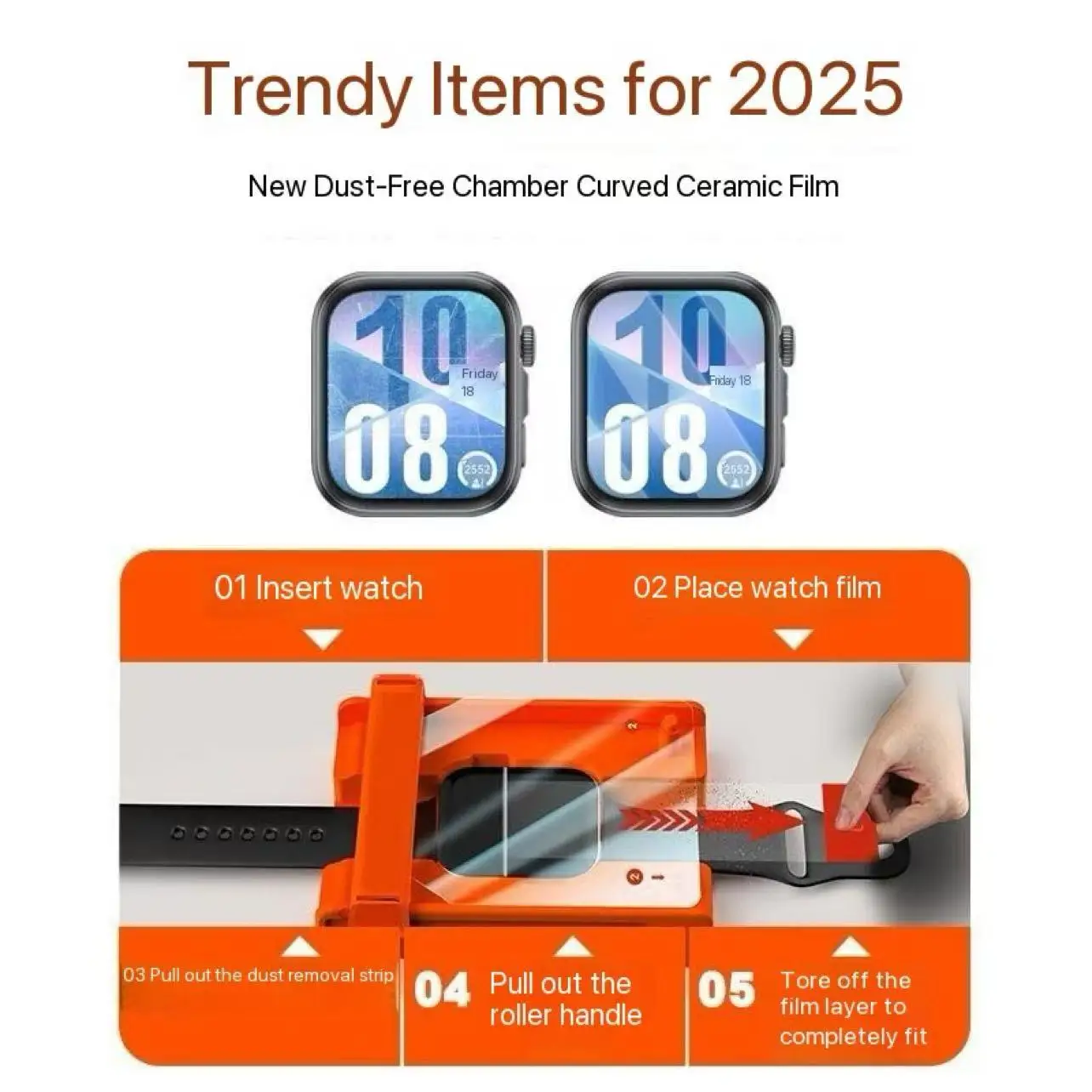 غشاء السيراميك لساعة أبل 9 5 6 SE 3 2 1 40 مللي متر 44 مللي متر 42 مللي متر 38 مللي متر الترا 49 مللي متر 7 8 41 مللي متر 45 مللي متر ثانية تركيب طبقة رقيقة واقية #3