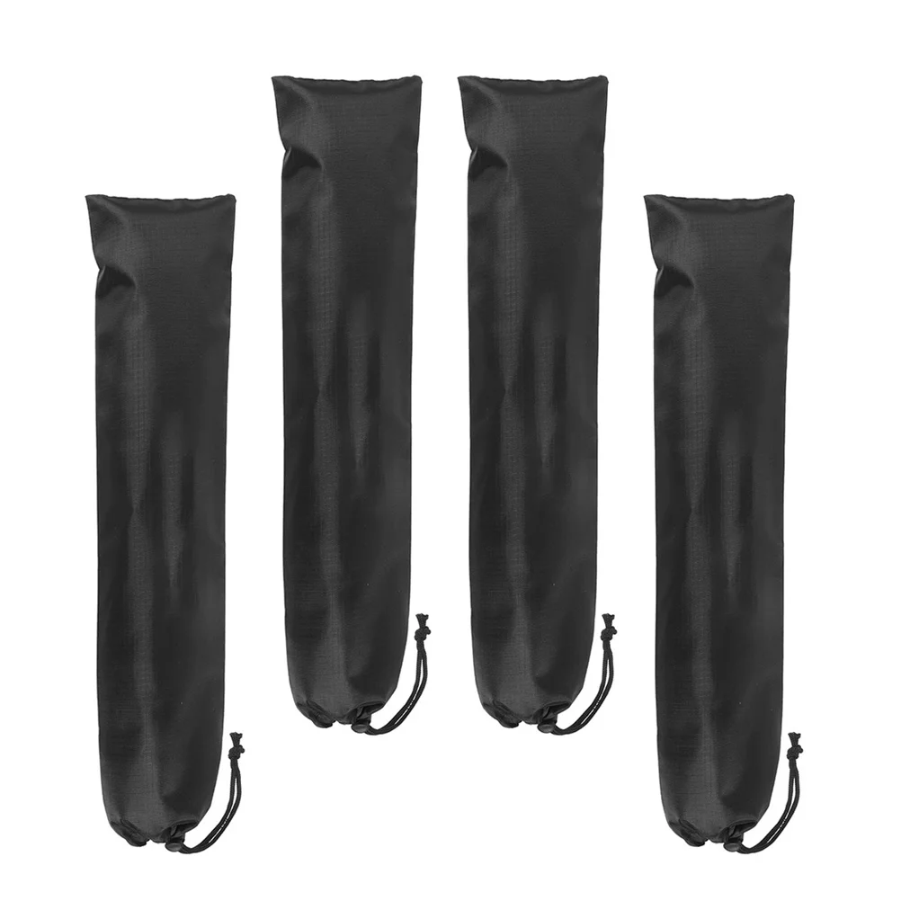 

4Pcs Outdoor Tent Pole Carrying Bag Trekking Pole Storage Waterproof Wear-Resistant Fishing Rod Pouch Storage Bag