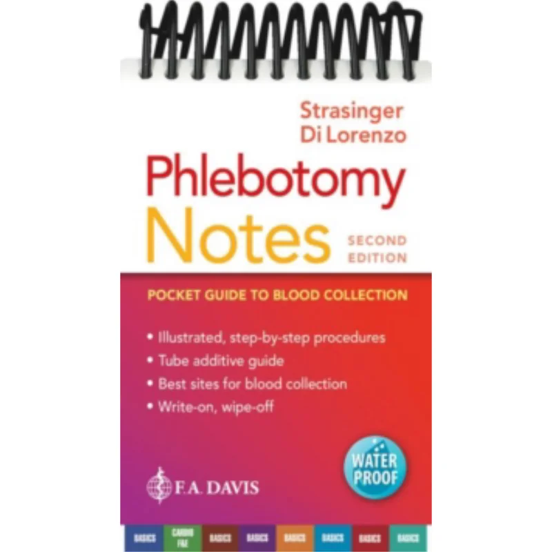 

Phlebotomy Notes FA Davis FA Davis Company 9780803675650 Book