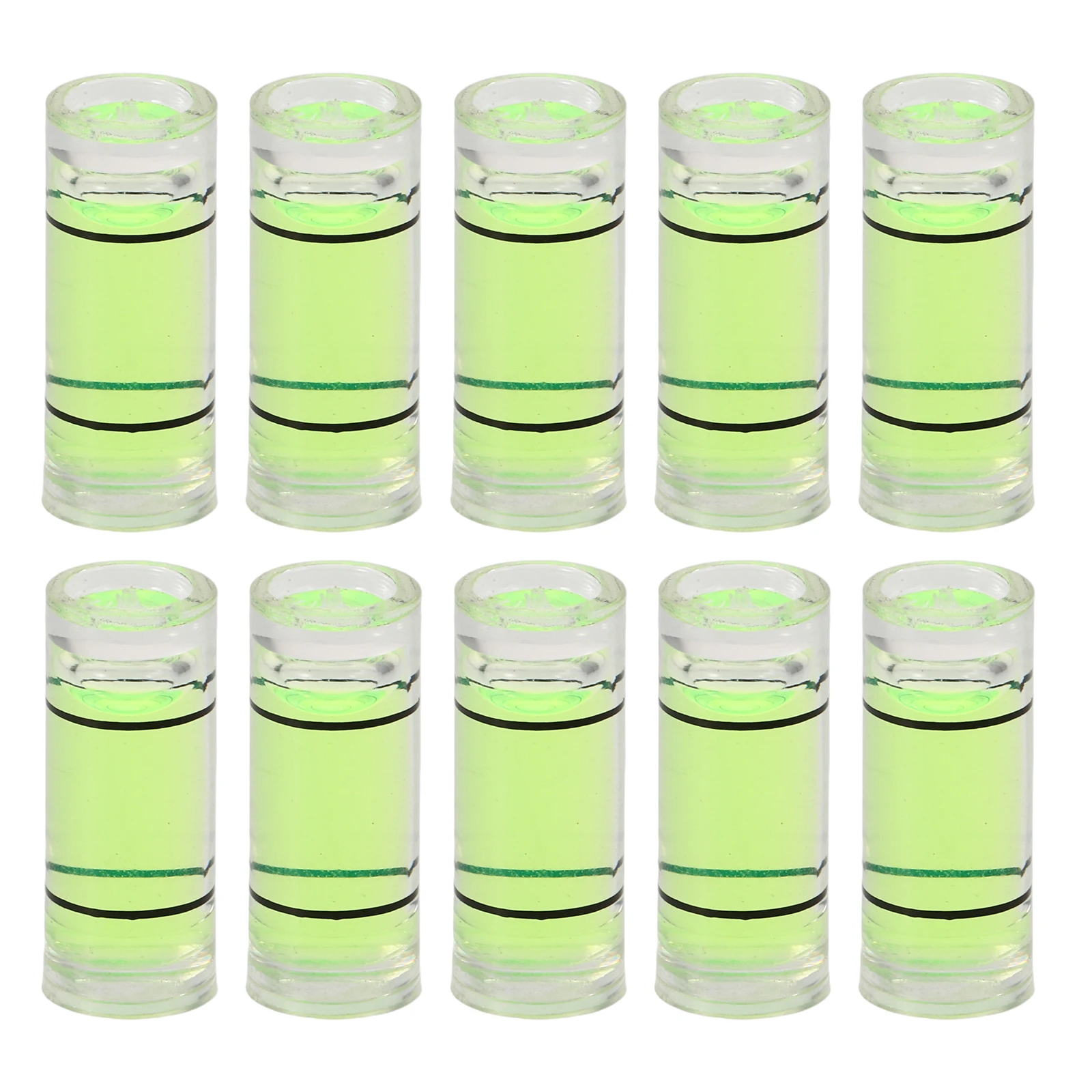 

10pcs Mini Level Spirit Bubble Handheld Acrylic Gradienter Carpenter Tool High Precision Compact Design Measuring Layout