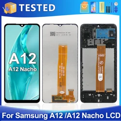 6.5 ''A12 Nacho dla Samsung dla A125 A127 A125F A127F A125M wyświetlacz LCD ekran dotykowy wymiana zespołu Digitizer