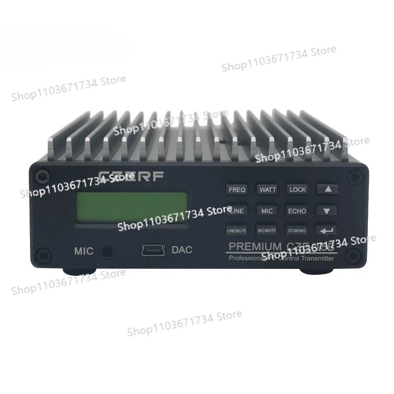 

CZE-15B FM Transmitter PC Control Broadcast Radio Station with Power Adapter Antenna