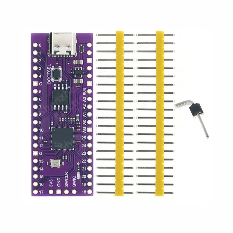 RP2040 Core Board TYPE-C USB-C For Raspberry Core Board 4MB /16MB RP2 Raspberry Pi Pico Micropython