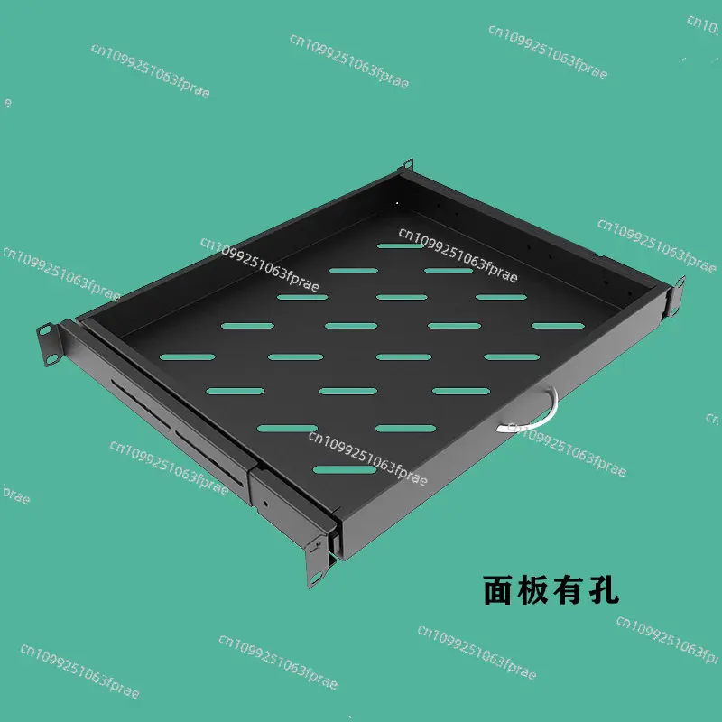 1U drawer keyboard bracket network cabinet sliding laminate thickened telescopic tray machine room keyboard mouse storage rack