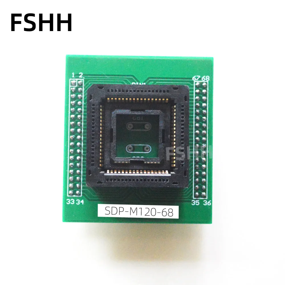 SDP-M120-68 programmer adapter 1.27mm PLCC68 to DIP test socket suitable for MACH120, MACH220, MACH221