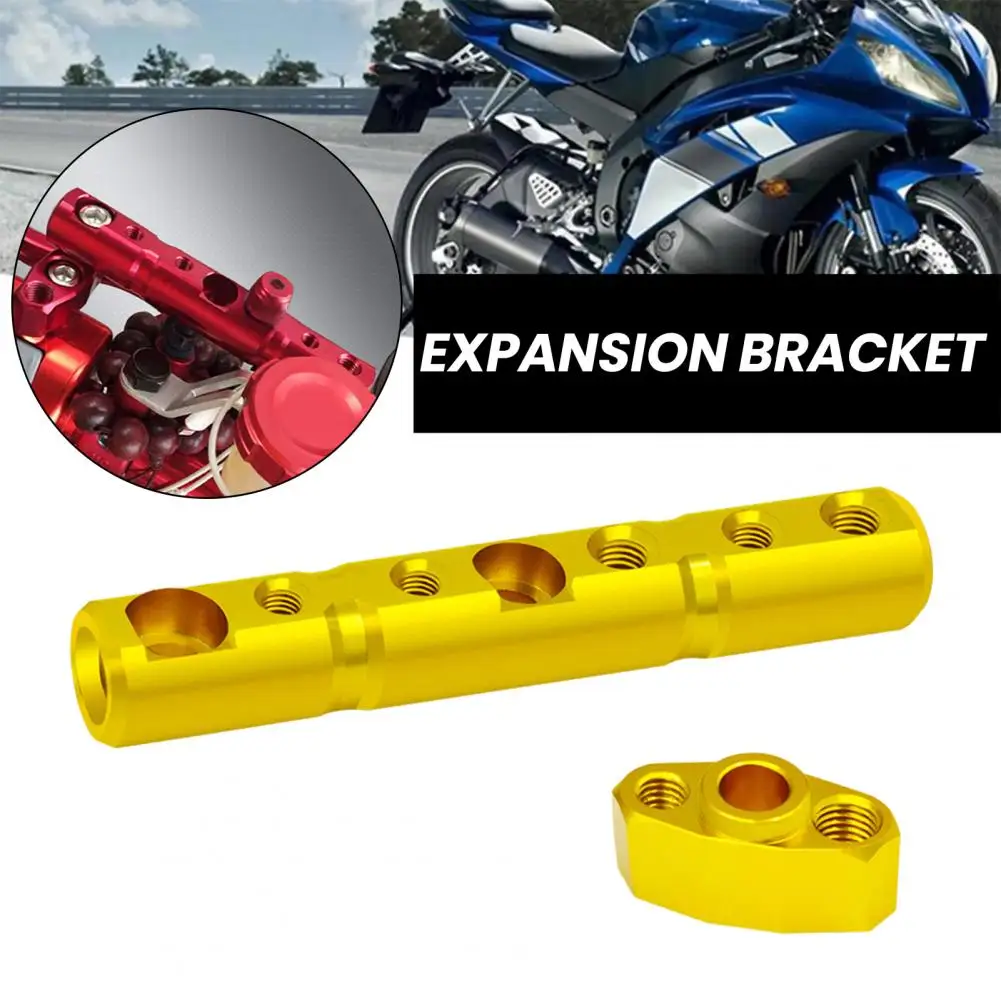 

Durable Motorcycle Bracket Universal Motorcycle Aluminum Alloy Extension Bracket for Scooter Spotlight Crossbar Modified