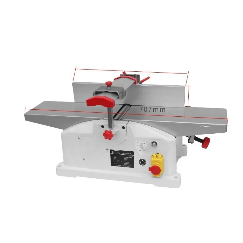 220V/1280W Home Woodworking Bench Planer High Speed Copper Motor Wood Planing Machine Flat Wood Planer