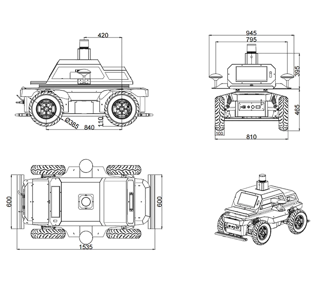 Autoware-Compatible Ackermann Mobile Robot for Academic R&D, Featuring All-Terrain SLAM & RTK Navigation