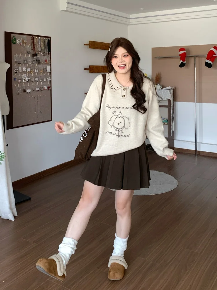 

Мягкий женский свитшот оверсайз с вышивкой, утепленный, с длинными рукавами, в стиле колор-блок, для зимы