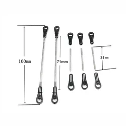 Tarot Helicopter Parts 600 EFL Pro Linkage Rod Set Suit KDS trex 600 700 V2 SE Tarot Align Alzrc helicopter