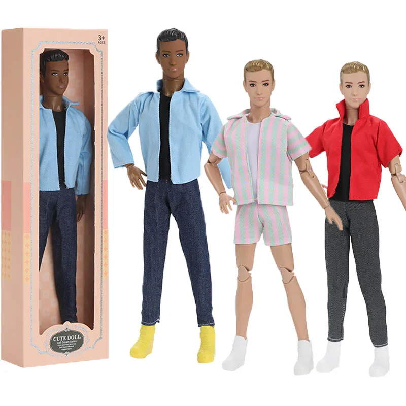 1/6 Fashion Male Supermodel Doll Joints Movable 31cm Action Figure Male Model Normal Skin Babi Boyfriend KEN Collectible Gifts