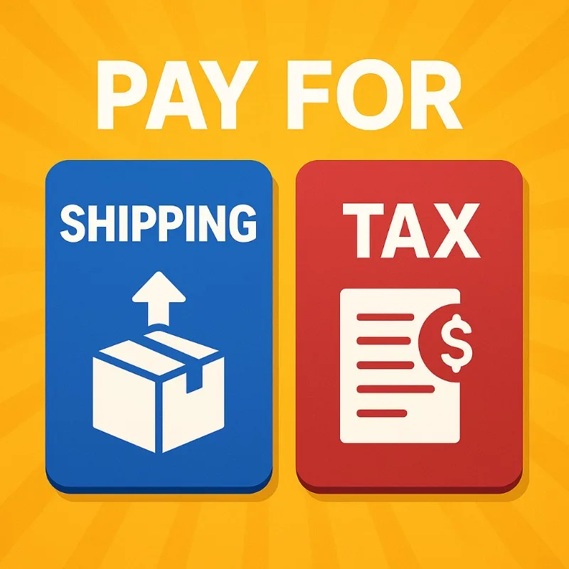 Shipping Fee or Customs Duty Payment Link International Order Tax Supplement Freight Delivery Handling Cost image 3