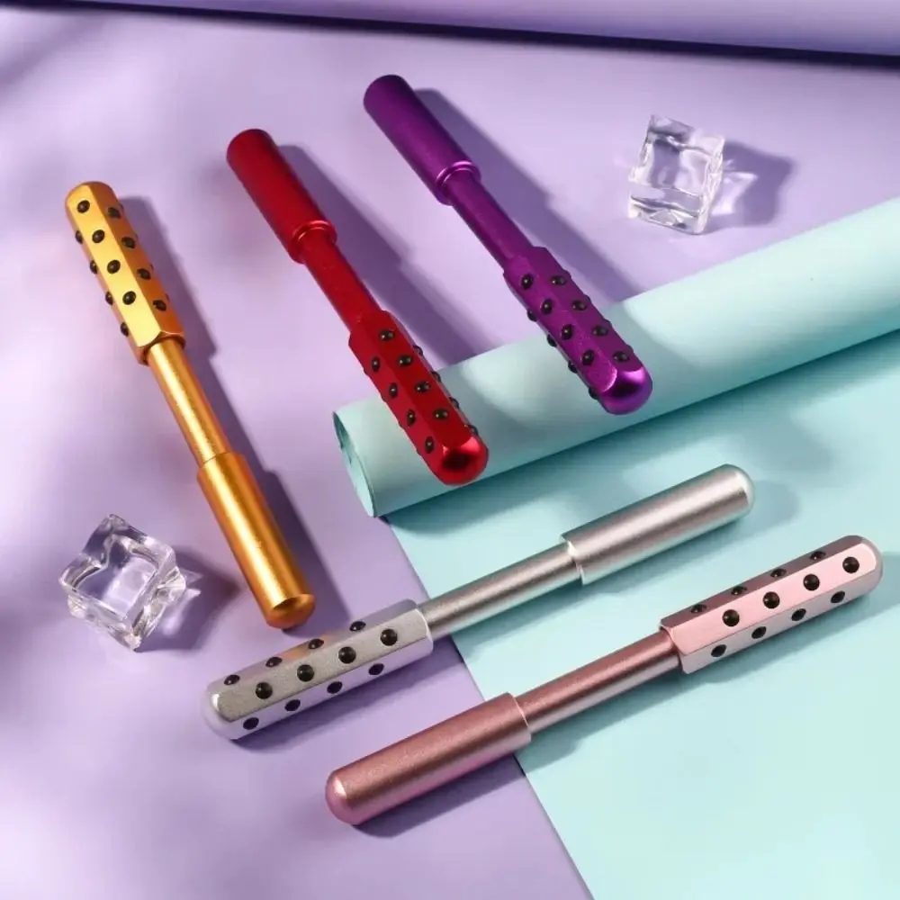 سبيكة غوا شا بكرة وجه 30 أحجار الجرمانيوم رفع شركة الجلد إشعاع الأسطوانة مكافحة الشيخوخة تشديد الجلد الجمال الأسطوانة أداة الجمال