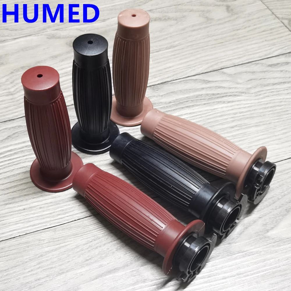 

7/8" 22mm Retro Rubber Motorcycle Handlebar Grips Non Slip Cafe Racer Refit Motorbike Compatible With ATV Motorbike Pit Bike