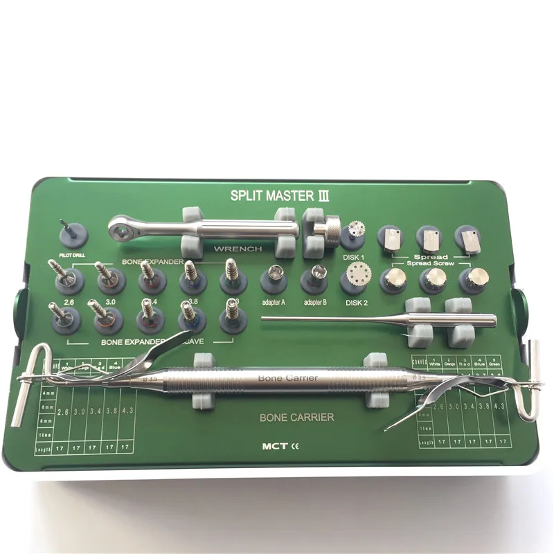 Promotion CE Approved Korea Original MCT SSM-03 Split Master III Bone Expander & Bone Crester Kit