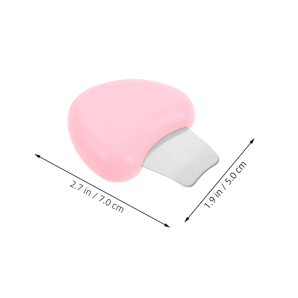 2 pezzi raschietto manuale per punti neri strumento per la rimozione del viso estrattore per la pulizia profonda dei pori spatola per la cura della pelle del viso strumento liscio