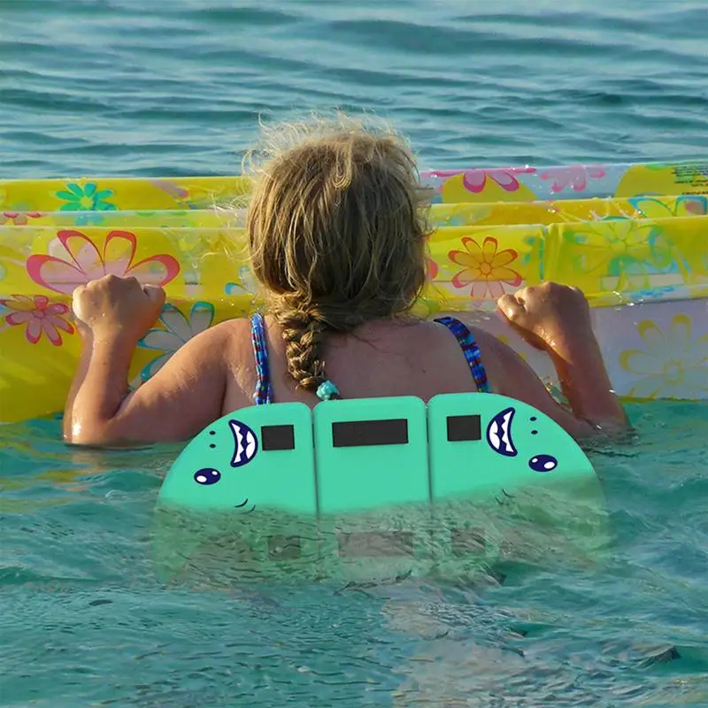 Aleta de tiburón para piscina, flotadores de entrenamiento portátiles para niños, flotador de natación, entrenador de natación de seguridad