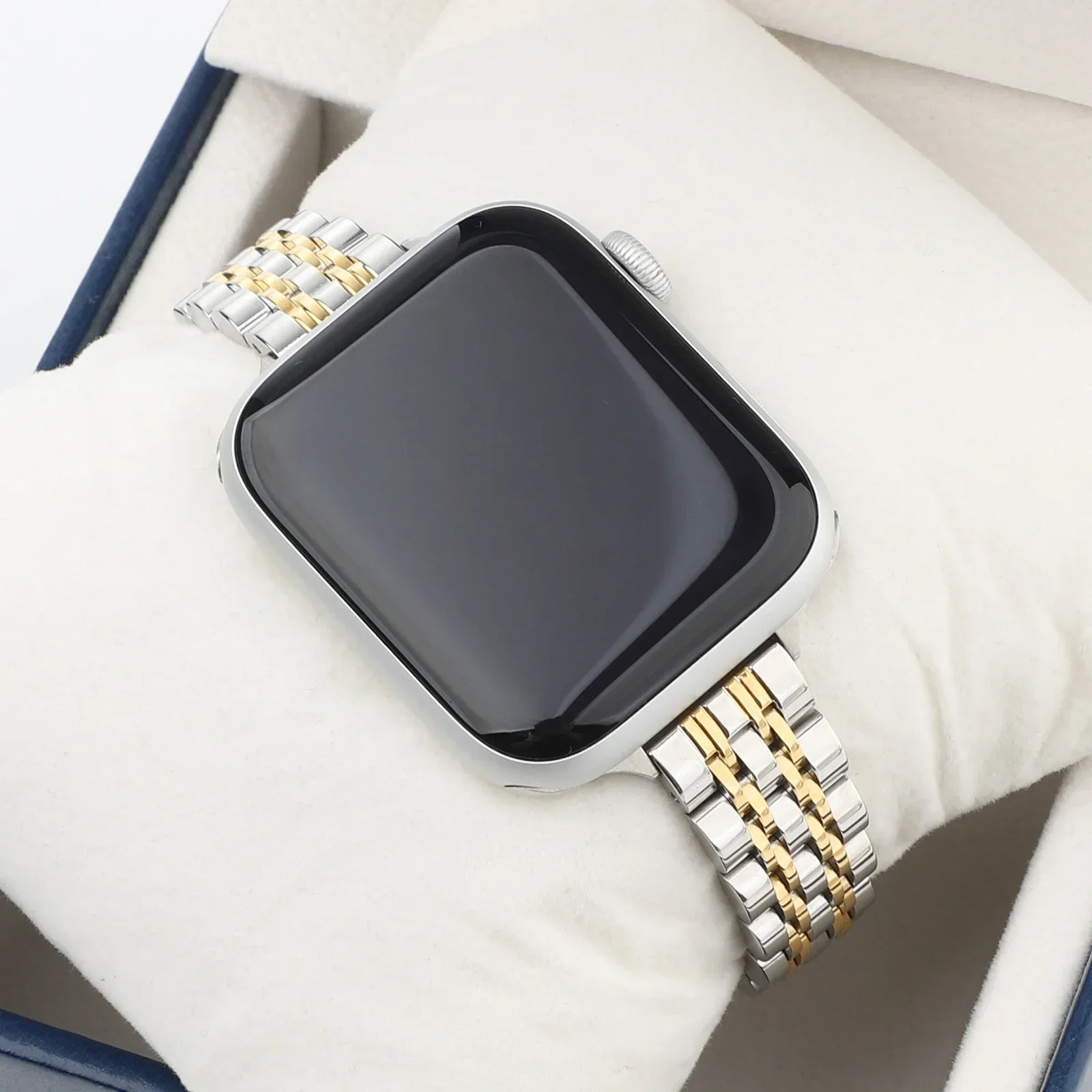 Stainless Steel Strap For Apple Watch Ultra 2 Band 49mm 42mm 44mm Metal Bracelet iWatch Series 9 8 7 6 SE 5 4 3 Women 45mm 41mm image 5
