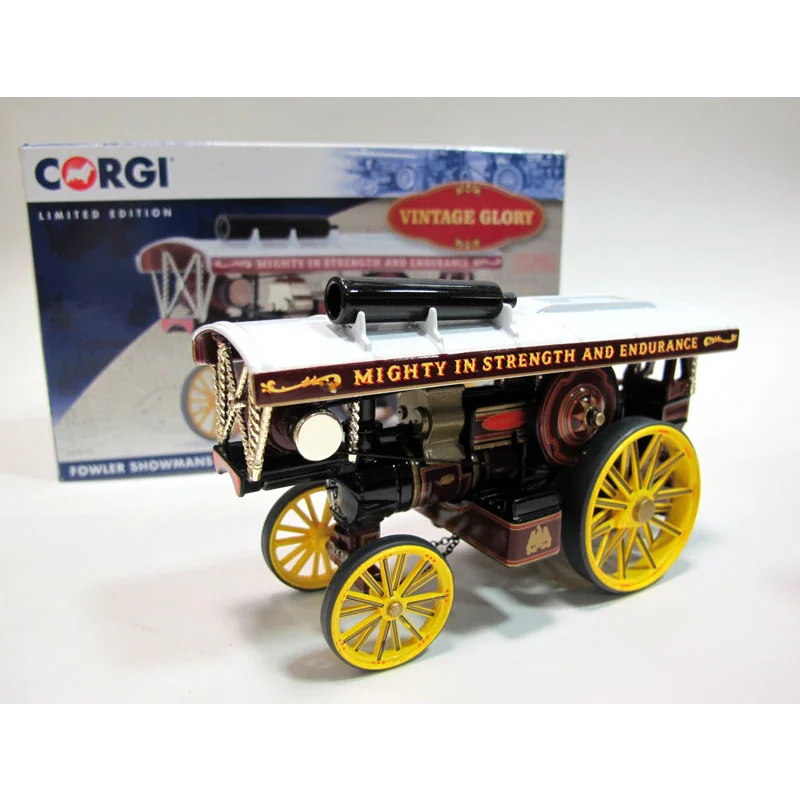 

Литой под давлением CORGI масштаб 1/50 Fowler Showmans 1920, модель автомобиля из сплава на пару, Коллекционная игрушка, подарок, сувенир, украшение для дисплея