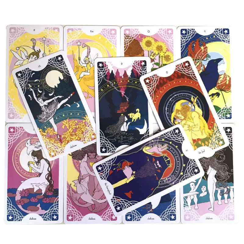 Hot selling Star Spinner Tarot Oracle Leisure entertainment games Card, family gatherings Tarot Card, board games Tarot