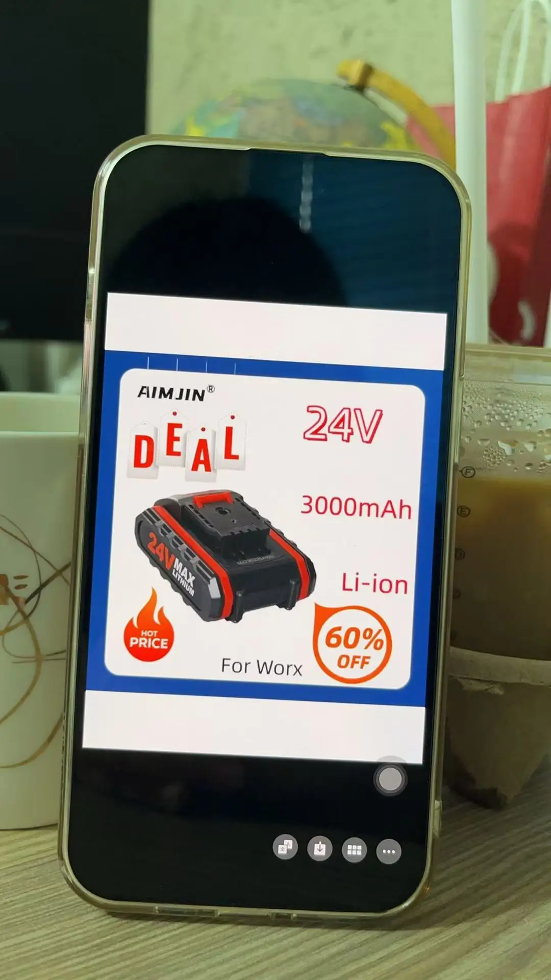 

2025 NEW 88V 3000mAh high-Power Li-ion Battery For Worx Electric Tools And Chainsaws With charger