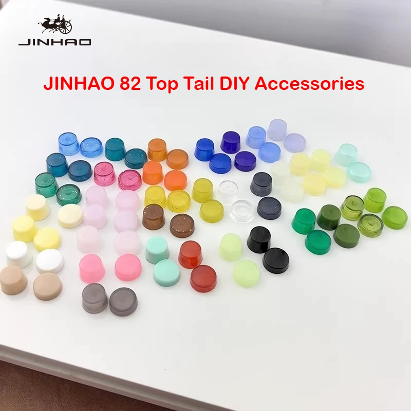 

Перьевая ручка JINHAO 82 с разноцветными аксессуарами на обоих концах для самостоятельной замены, школьные и офисные принадлежности, канцелярские товары