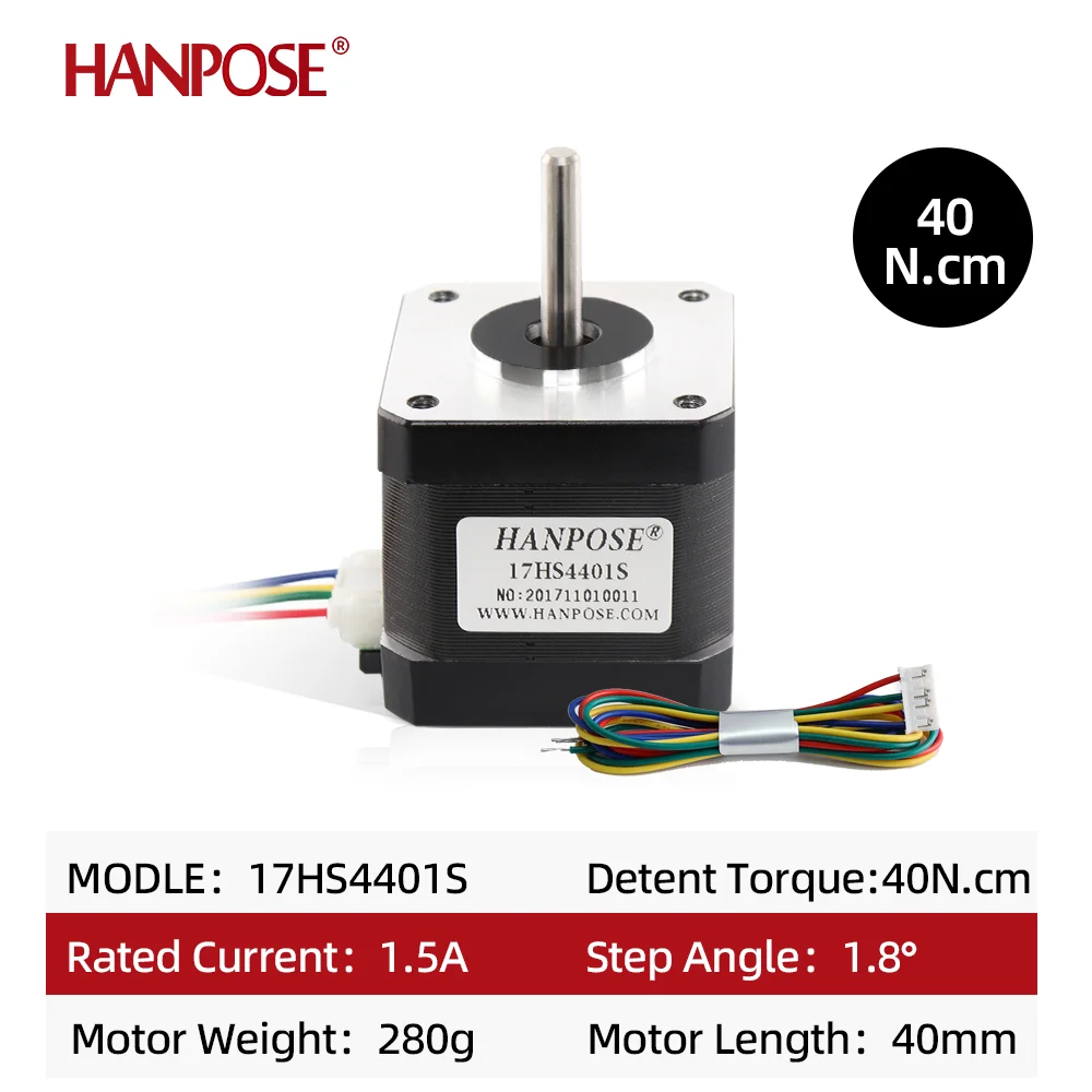 Stepper Motor Price List Hybrid 42x40mm 40N.CM 1.5A for 3D Printer 42 Stepper Motor 17HS4401S  Stepper Motor Nema17