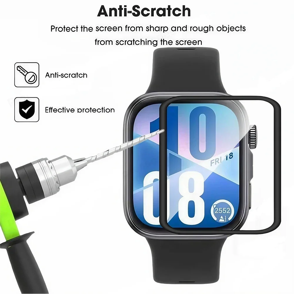 Clear Soft Protective Films For Huawei Fit 4pro Screen Protector Film For Huawei Watch Fit 4 3 Protective Films Accessories