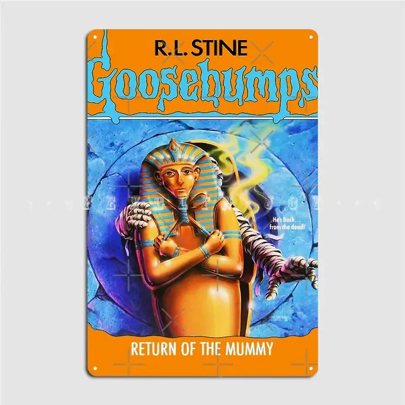 Goosebumps Mummy Metal Sign Printing Club Party Mural Wall Plaque Tin Sign Posters
