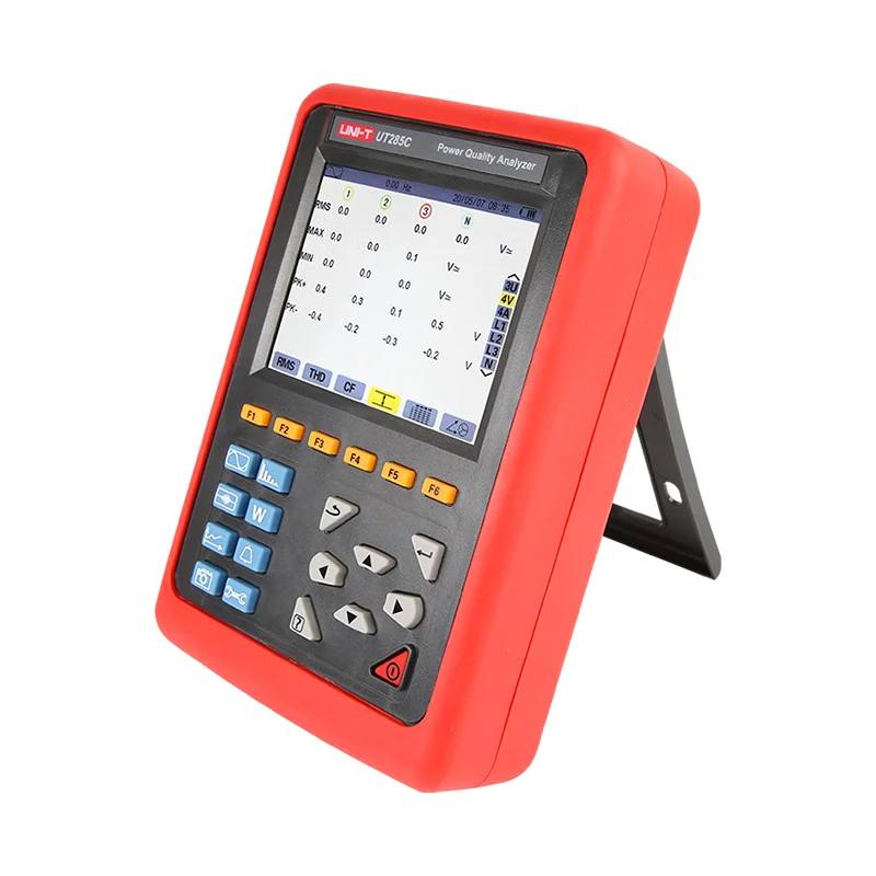 UNI-T UT285C 3 Phase Power Quality Analyzer Harmonics Power Quality Analyzer Power Analyzer Monitor with 1000A Current Clamp