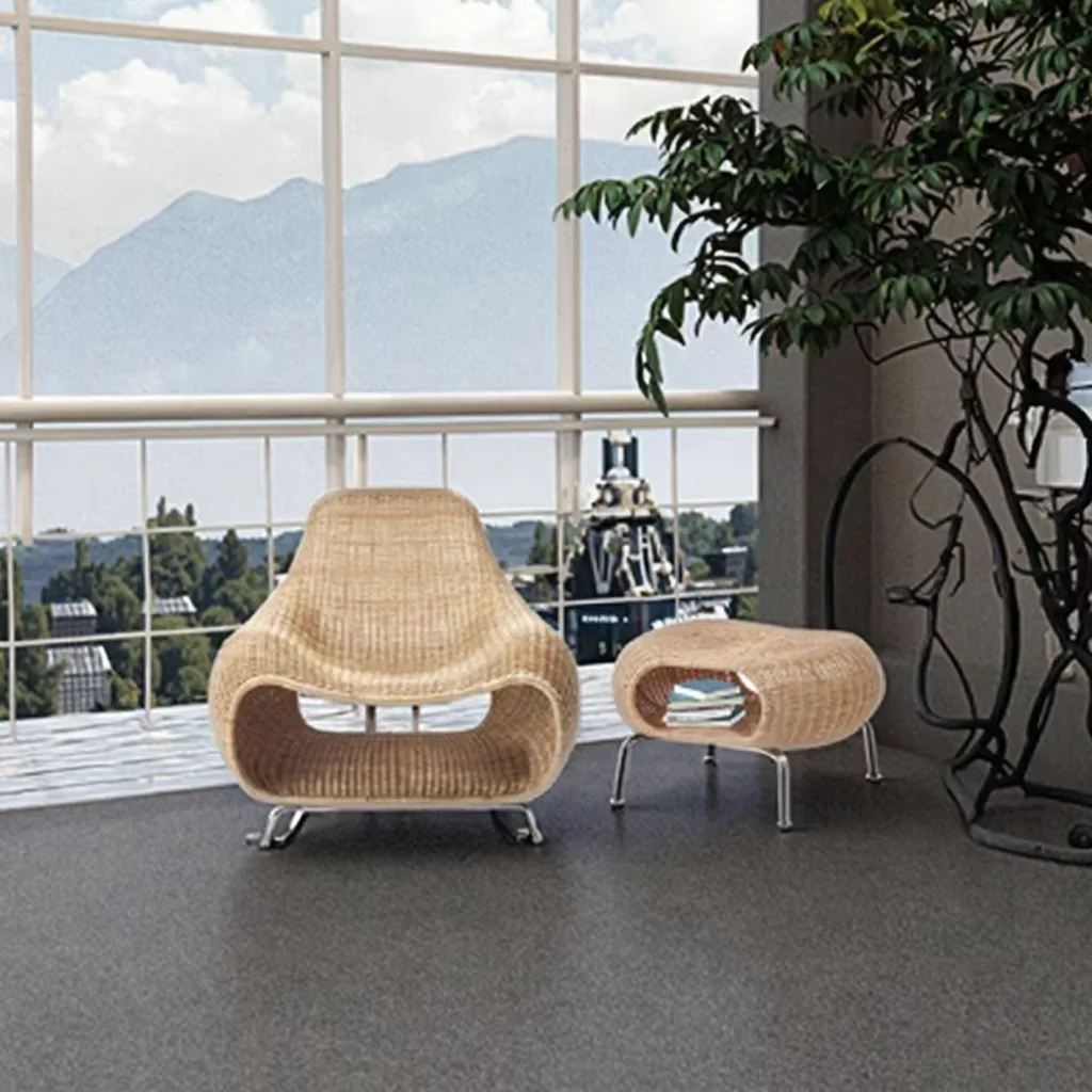 

✿s Southeast Asia Modern Nordic Outdoor Rattan Chair Contemporary Garden Furniture Waterproof Eco-Friendly Comfortable