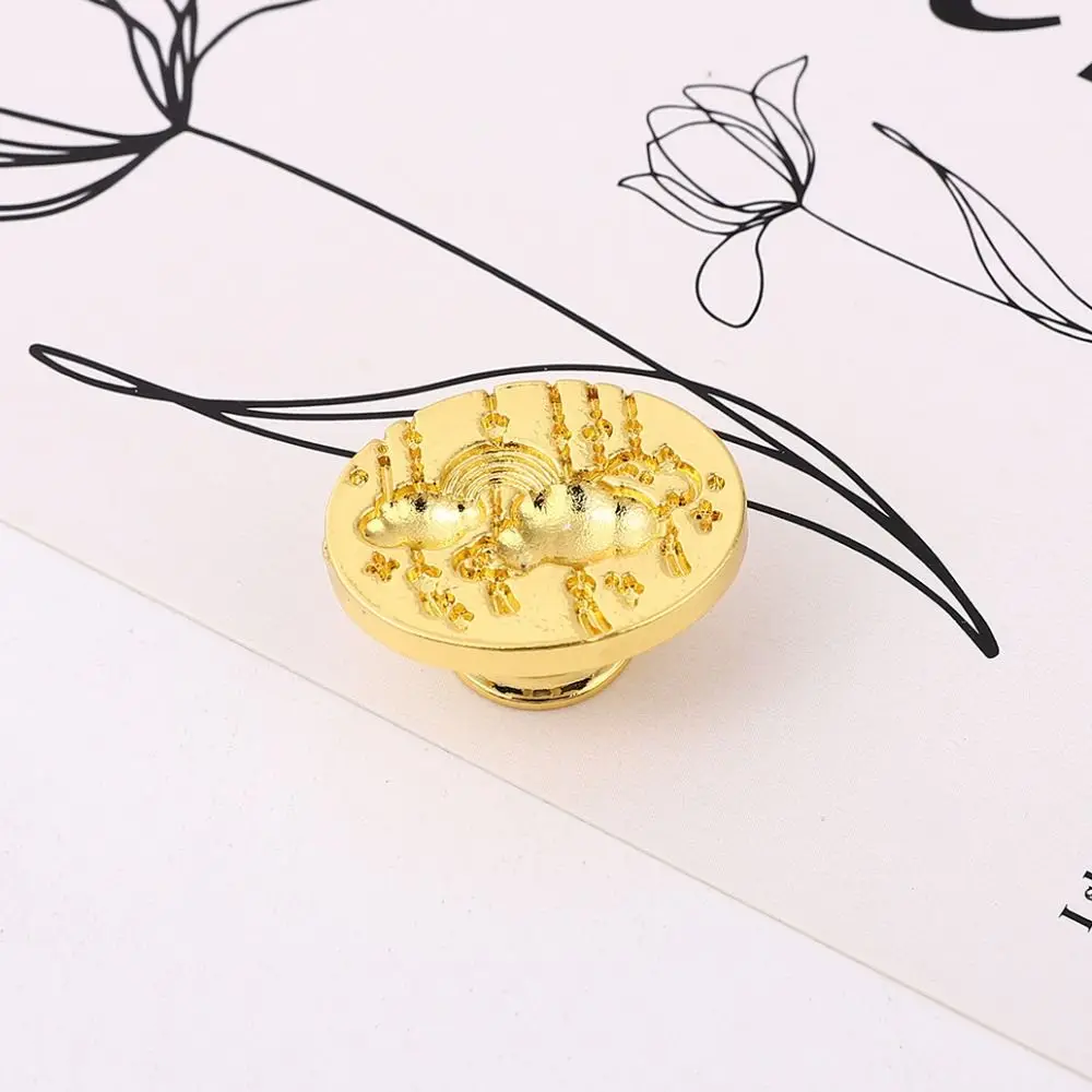 

Replace Head Rose Embossed Sealing Wax Stamp DIY Tool Flowers Vintage Sakura Wax Seal Stamp Leaf Antique Metal