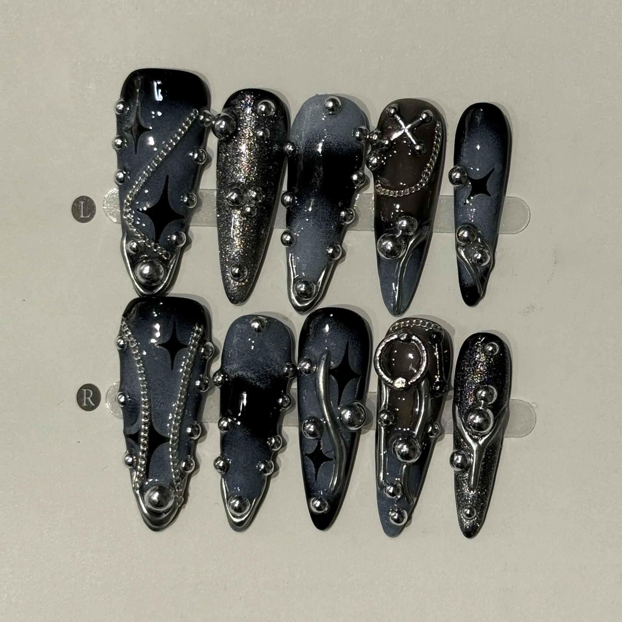 10-pecas-pontas-de-unhas-posticas-pretas-brilhantes-longas-em-formato-amendoa-acrilicas-suprimentos-de-moda-para-unhas-adesivos-de-unha-reutilizaveis-com-design-3d-prata-rosa-romantico