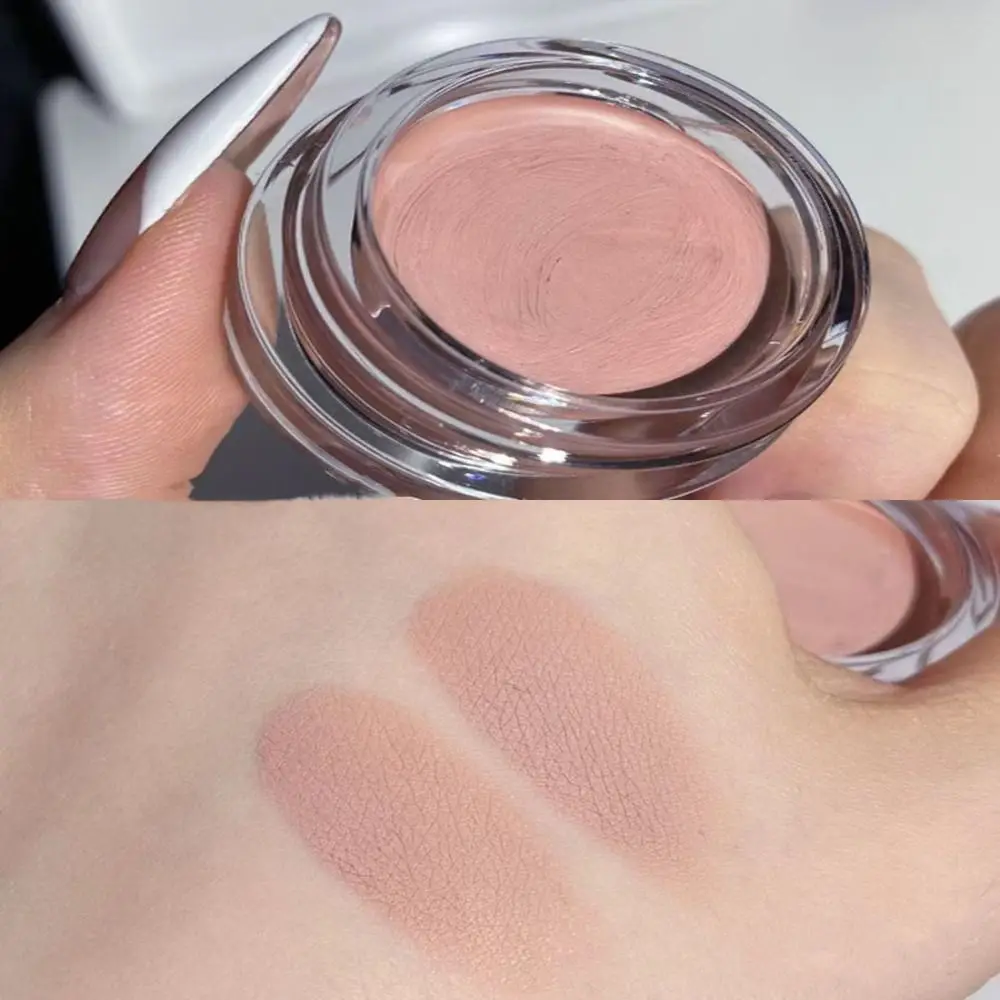 Creme fosco sombra esfumaçado roxo hidratante purê de batata sombra de olho não gorduroso suave monocromático creme corretivo de olho feminino