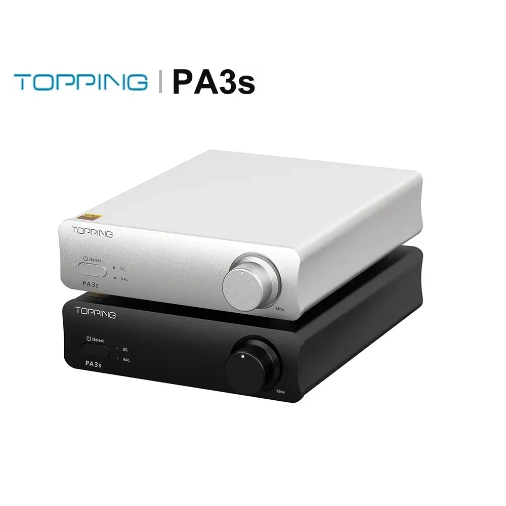 TOPPING PA3S Desktop Digital Headphone Amplifier AMP with 2 MA12070 chip Big Power 80W *2 RCA/TRS Best Partner for D10 audirect